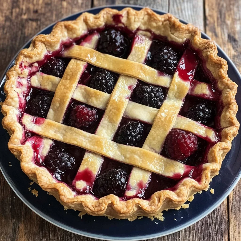 Black Raspberry Pie Recipe