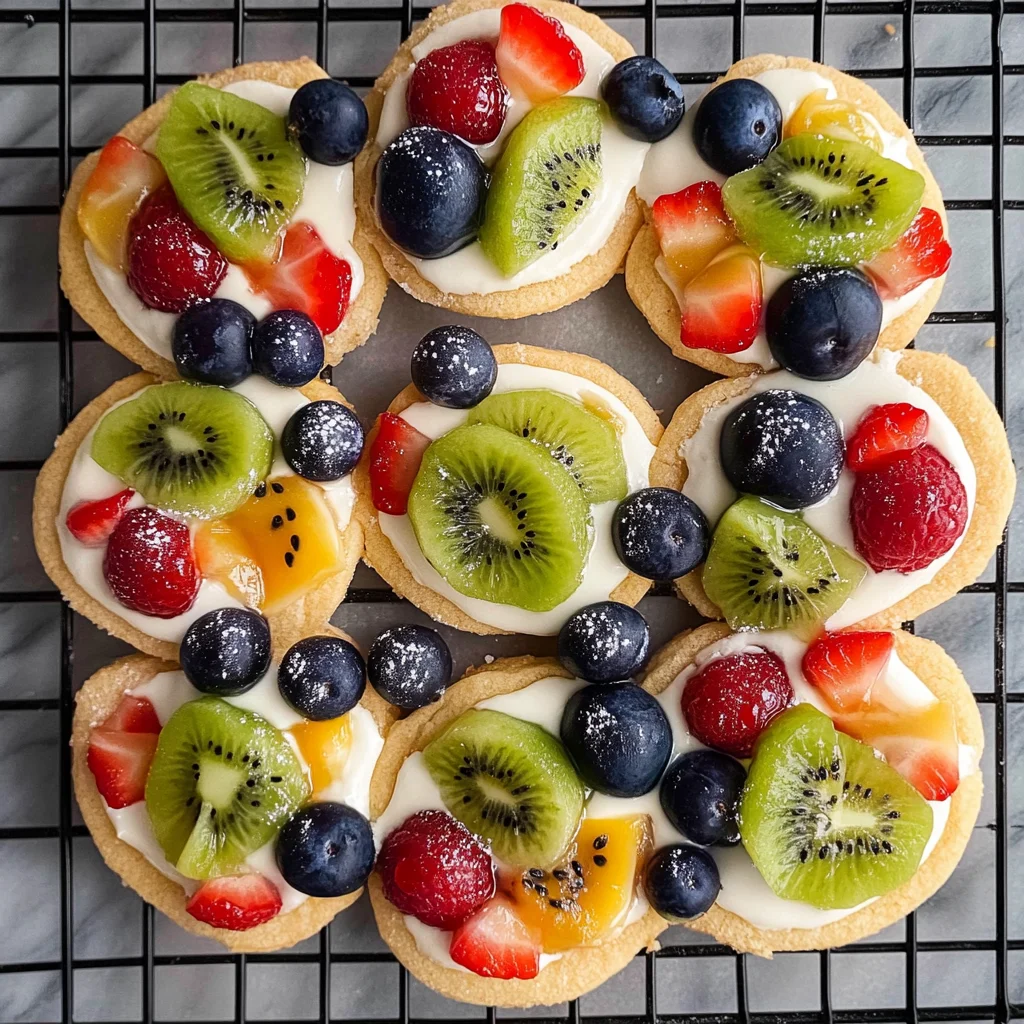 Fruit Pizza Cookies