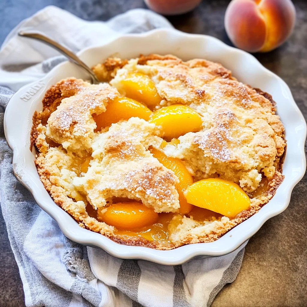 Nectarine Cobbler