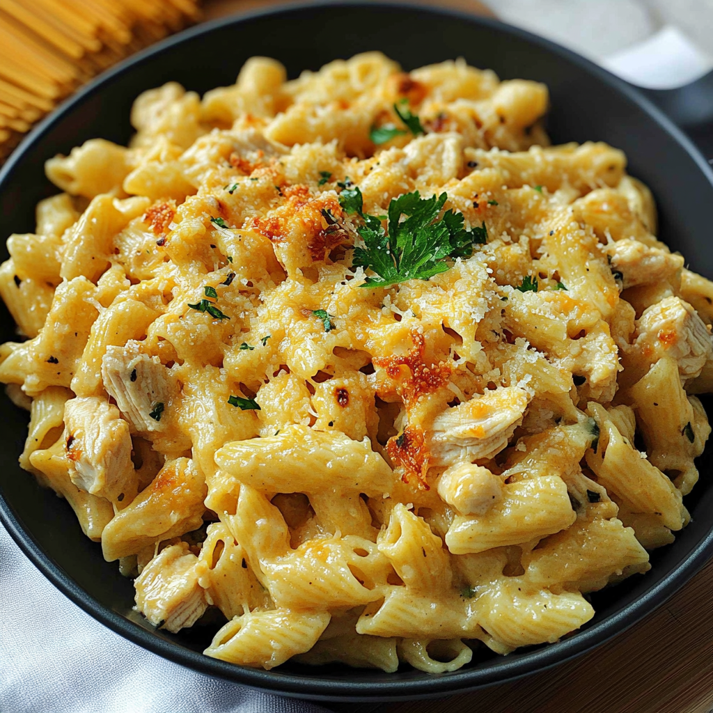 Cheesy Chicken Pasta​