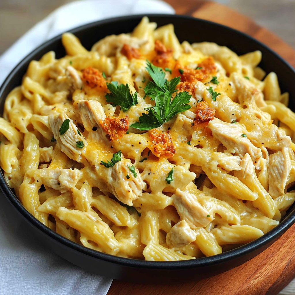 Amazing Cheesy Chicken Pasta