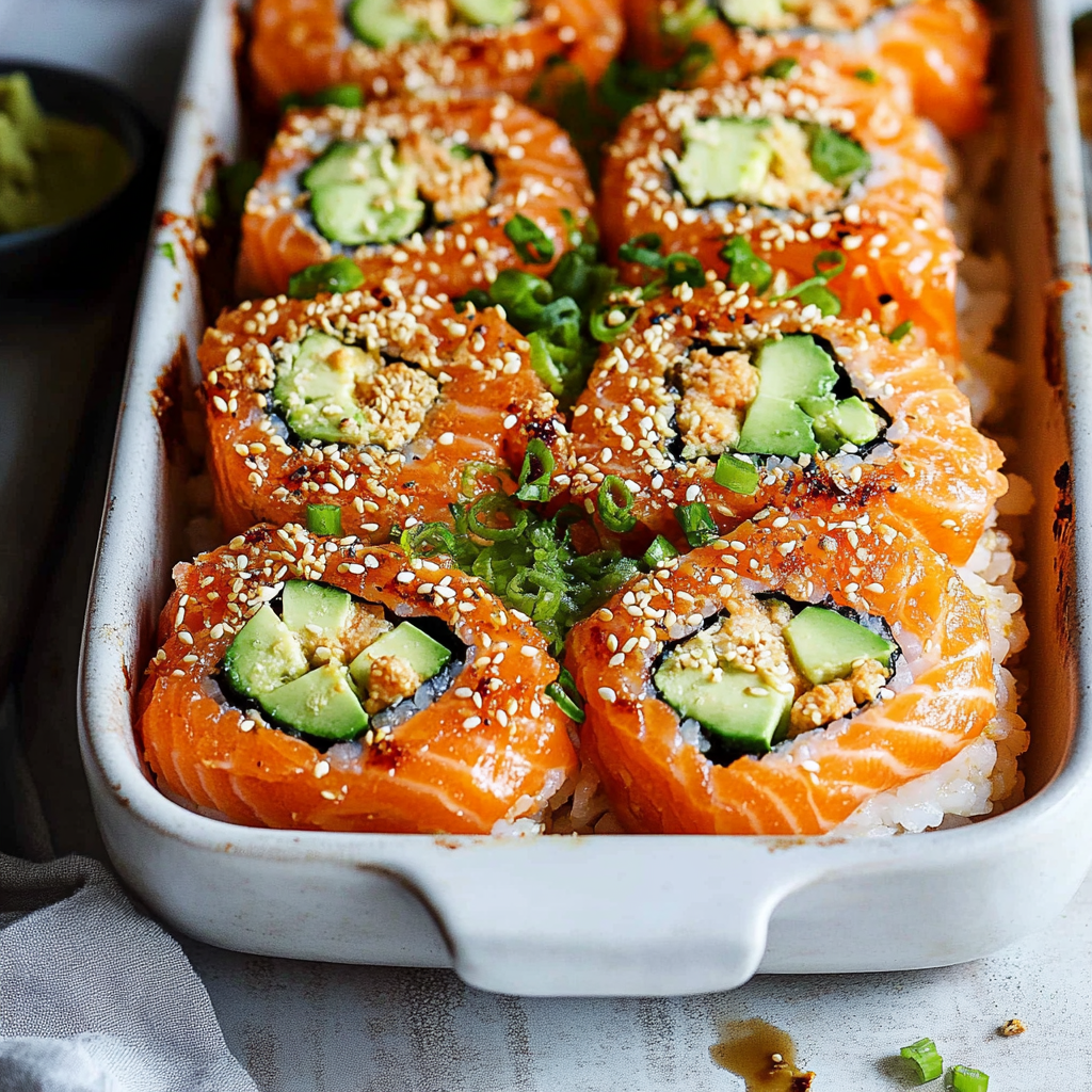 Amazing Sushi Bake Recipe with Salmon: A Deliciously Easy Dish