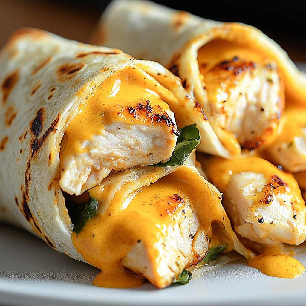 Cheesy Garlic Chicken Wraps: A Deliciously Easy Recipe