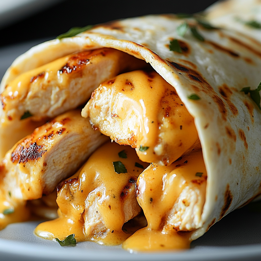 Cheesy Garlic Chicken Wraps: A Deliciously Easy Recipe