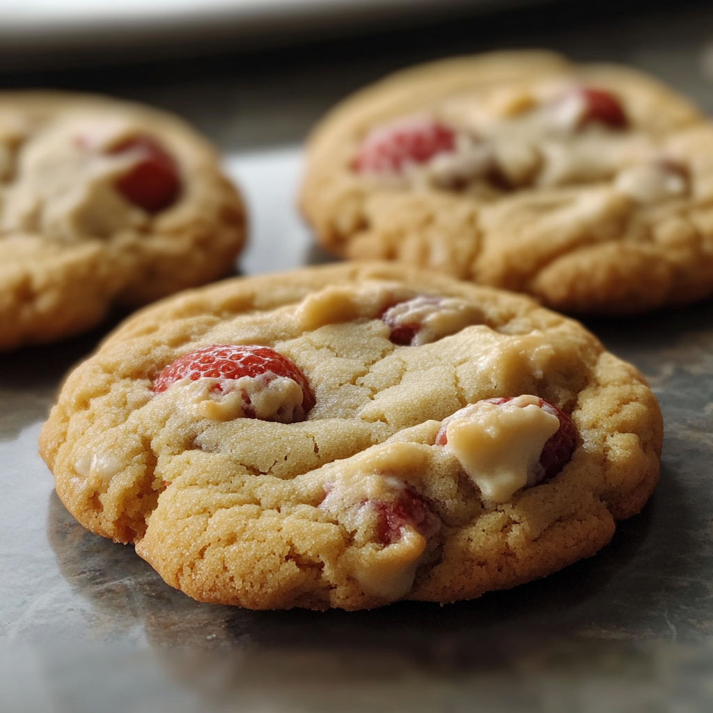 Strawberry Cheesecake Cookies​