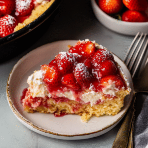 Strawberry Cheesecake Dump Cake​