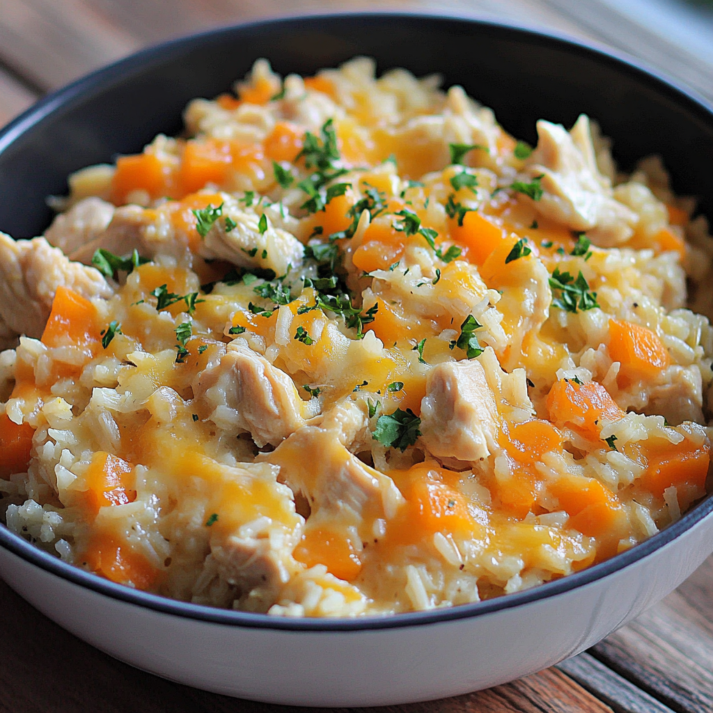 The Ultimate Cheesy Chicken and Rice Recipe