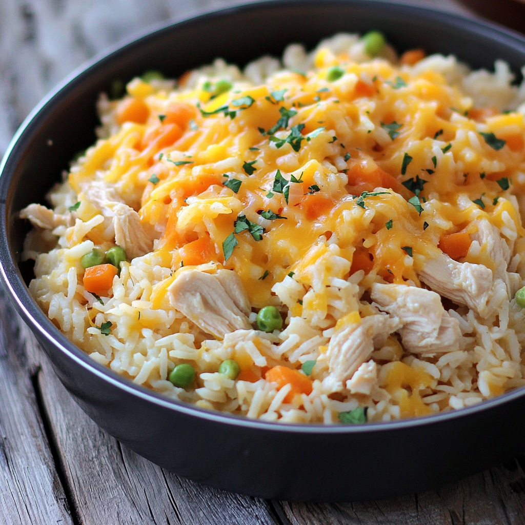 The Ultimate Cheesy Chicken and Rice Recipe