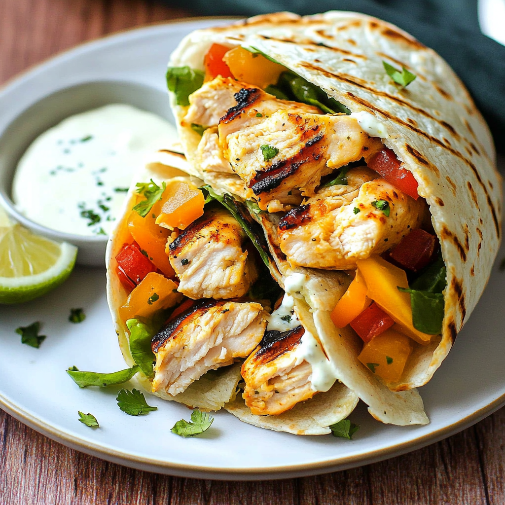 Grilled Chicken Wrap Recipe​