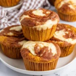 Pumpkin Cream Cheese Swirl Muffins