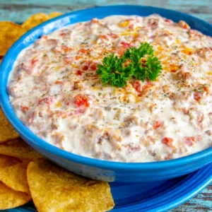 3-Ingredient Sausage Cream Cheese Dip