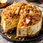 Apple Crumble Cheesecake