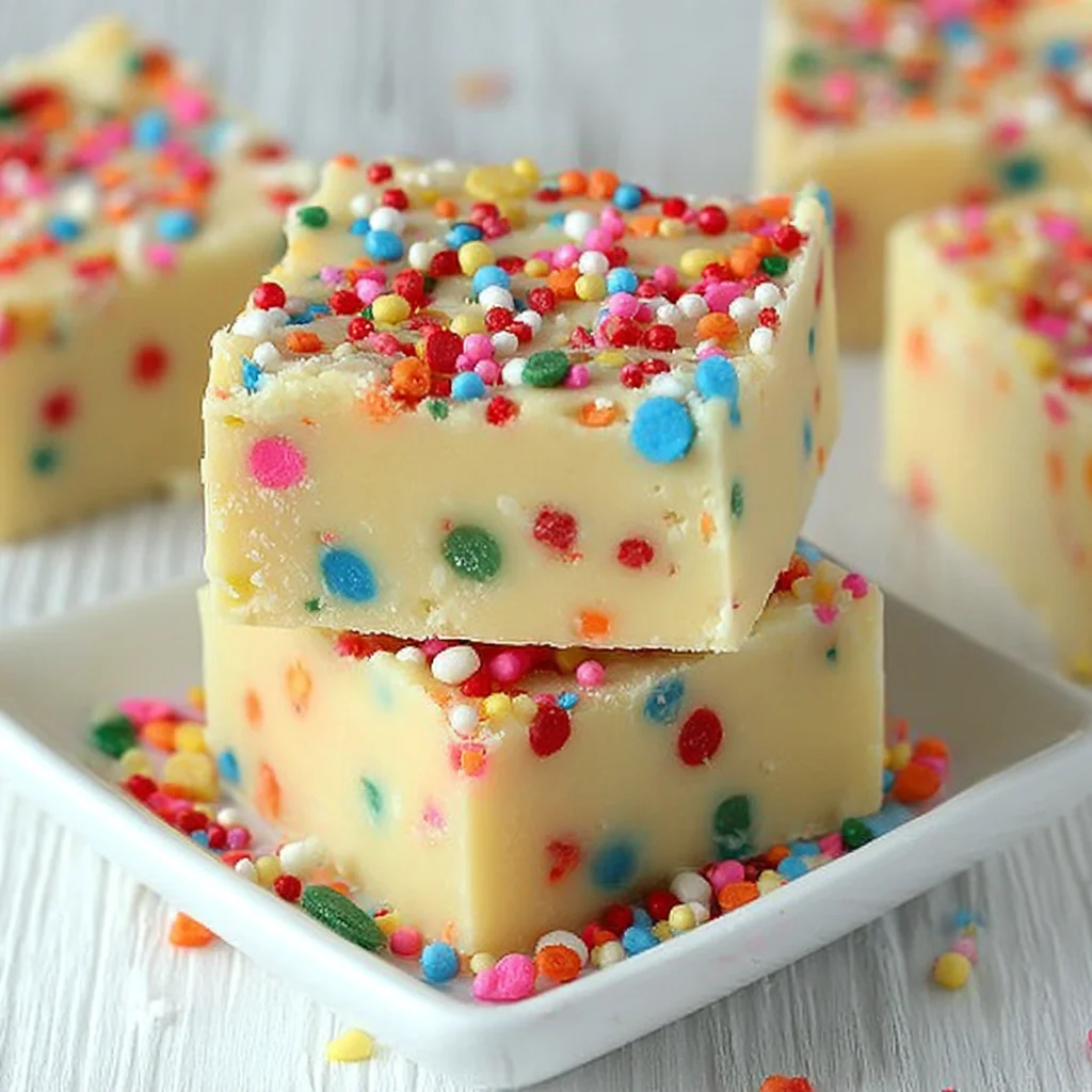Cake Batter Fudge