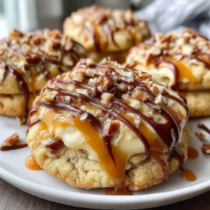 Caramel Cheesecake Cookies