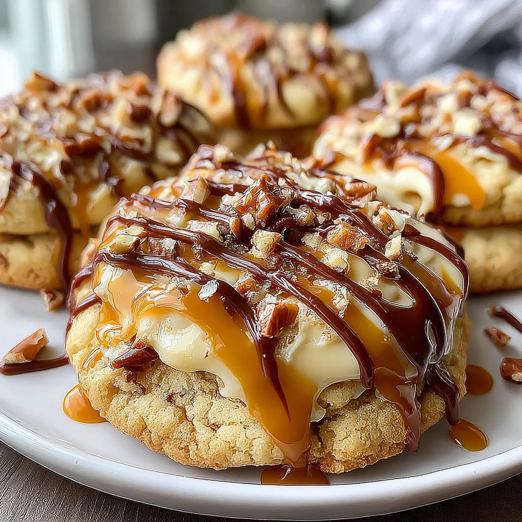 Caramel Cheesecake Cookies