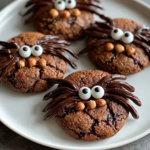 Chocolate Spider Cookies