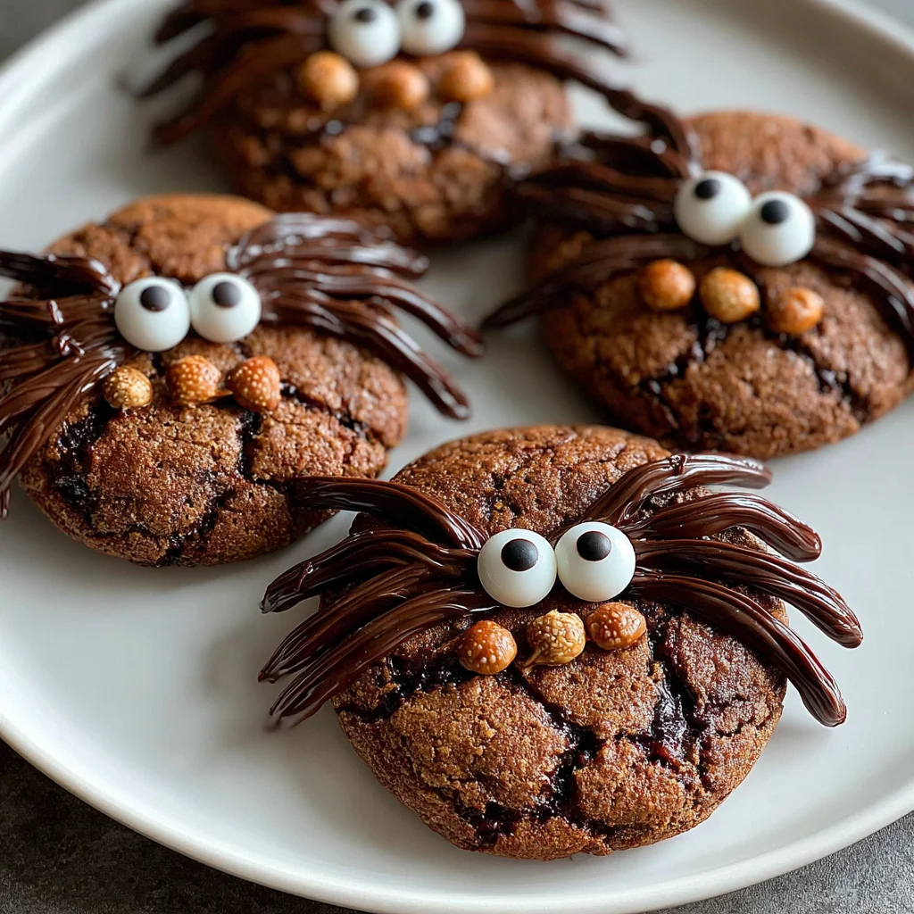 Chocolate Spider Cookies