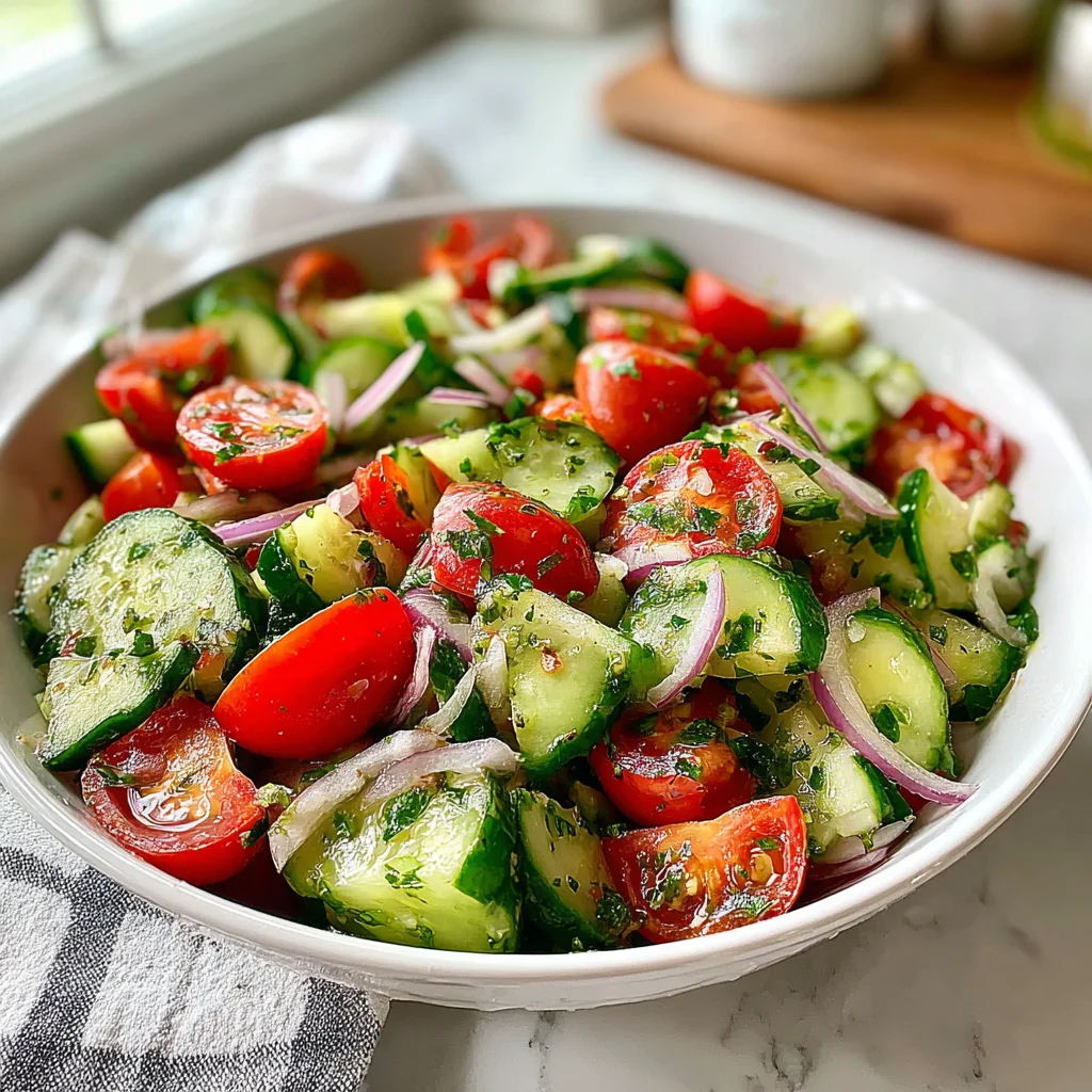 Cucumber Tomato Salad