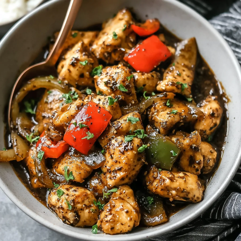 Easy Black Pepper Chicken