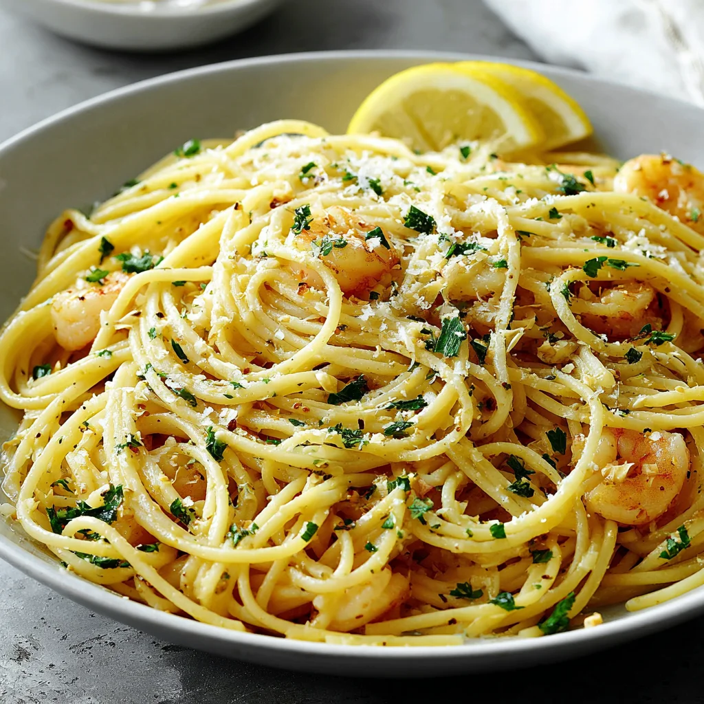 Easy Lemon Butter Garlic Pasta