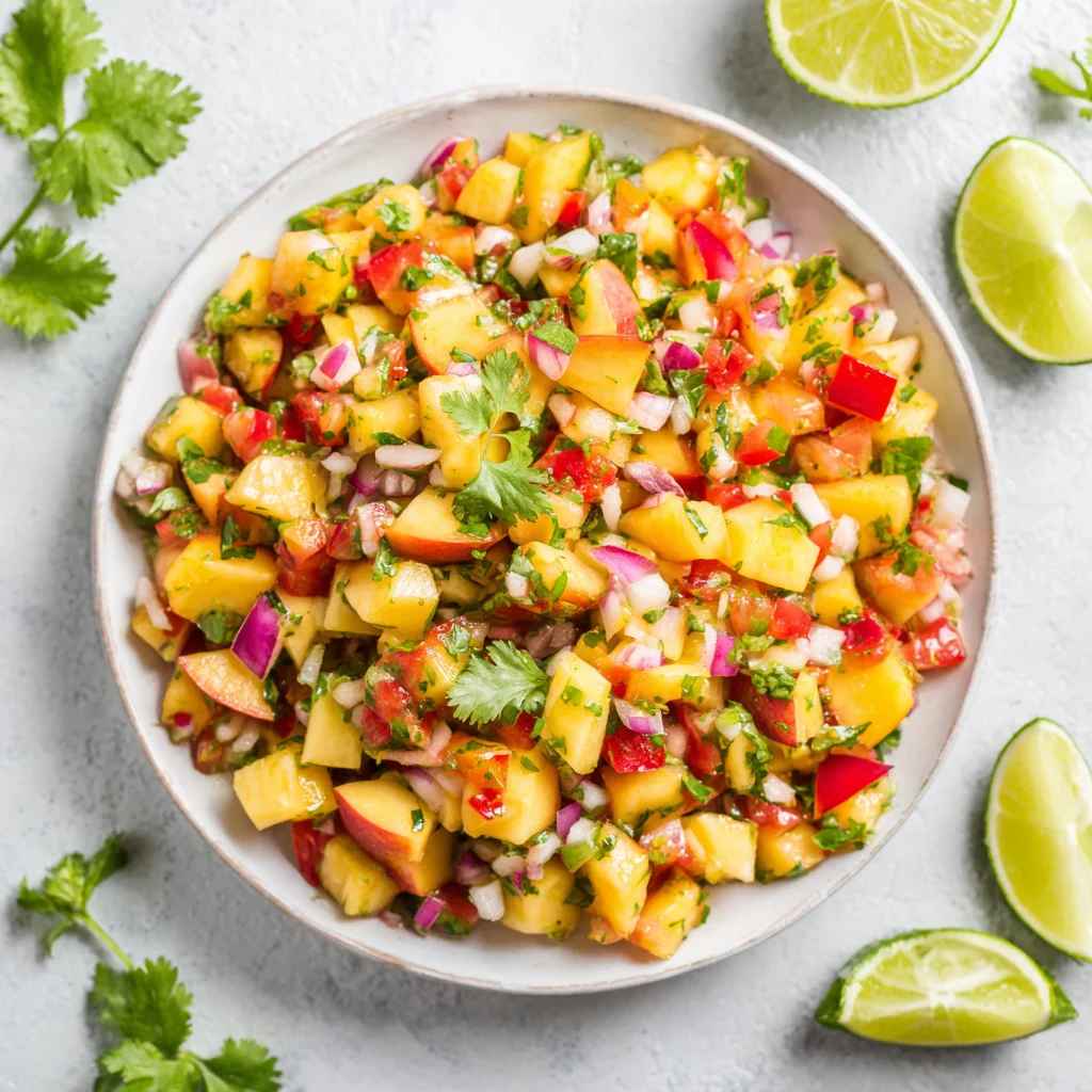 Fresh Peach Salsa