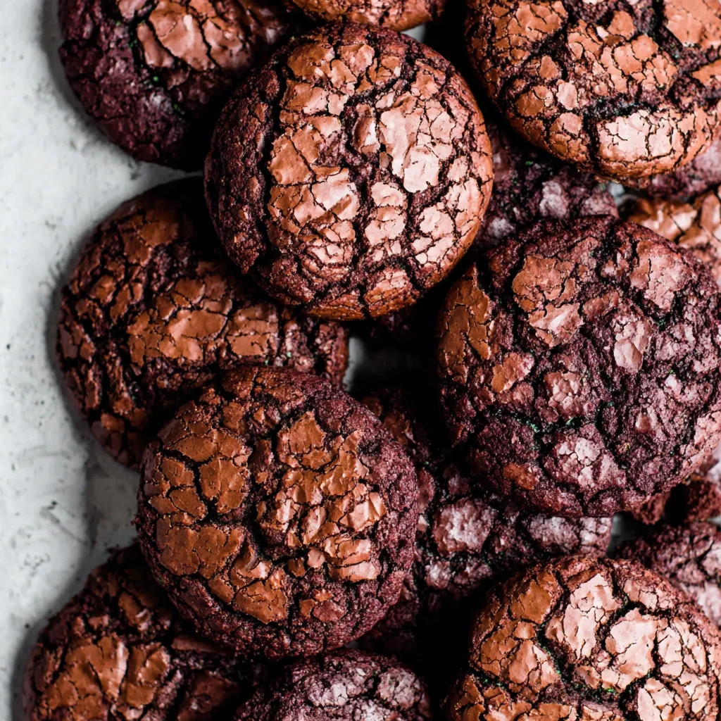 Fudgy Chocolate Brownie Cookies