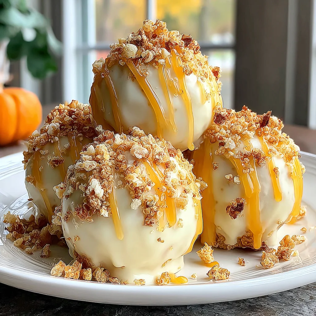 No Bake Pumpkin Cheesecake Balls
