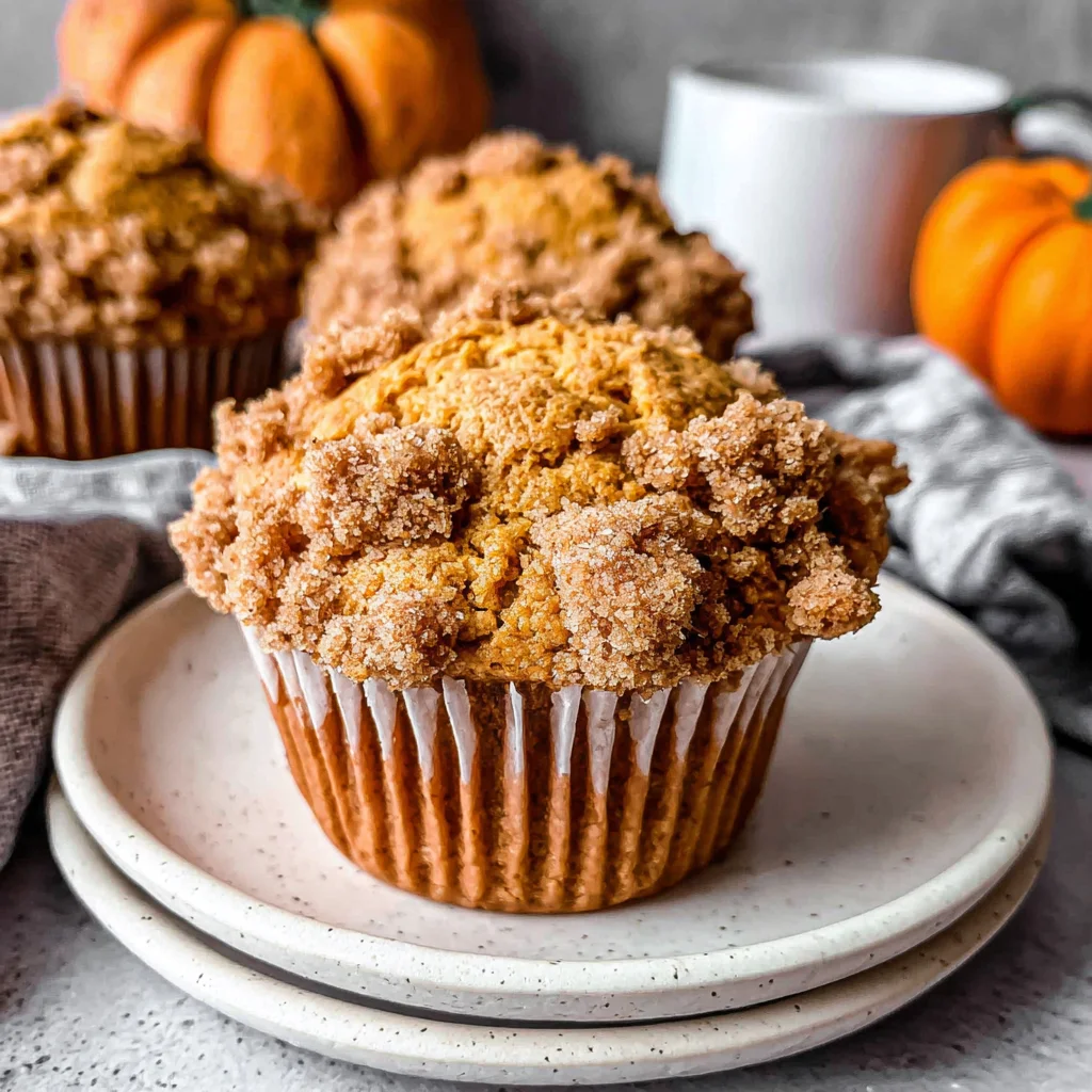 Pumpkin Crumb Muffins