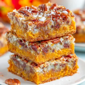 Pumpkin Magic Bars