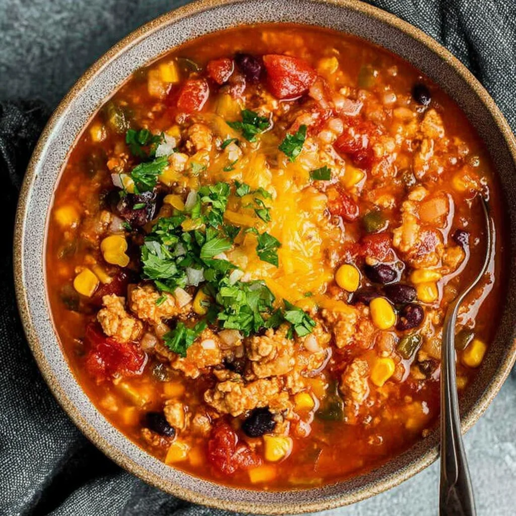 Turkey Taco Soup