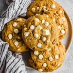 White Chocolate Chip Pumpkin Cookies