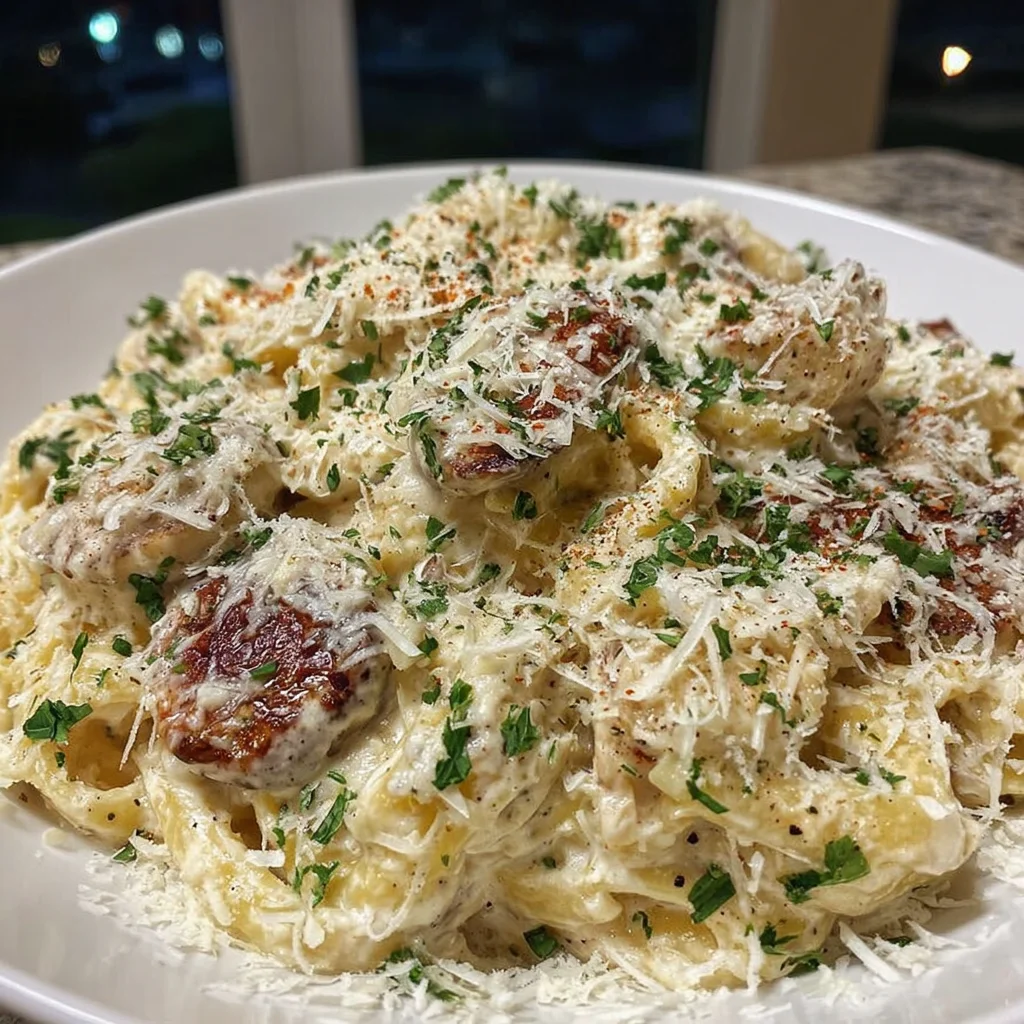 White sauce pasta