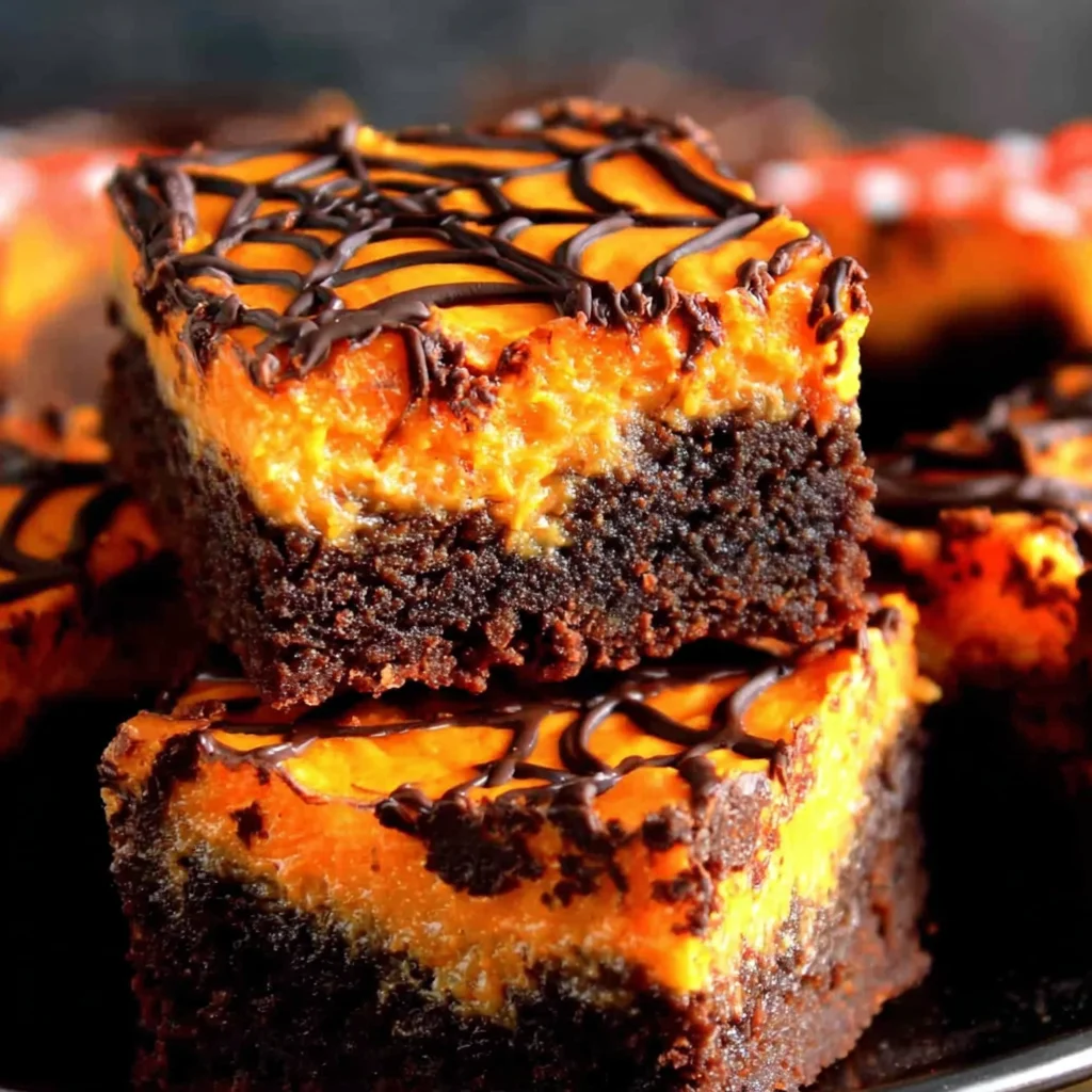 halloween brownies