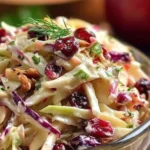 Apple Cranberry Coleslaw Recipe