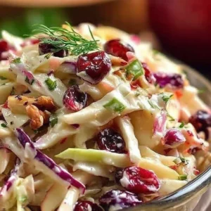 Apple Cranberry Coleslaw Recipe