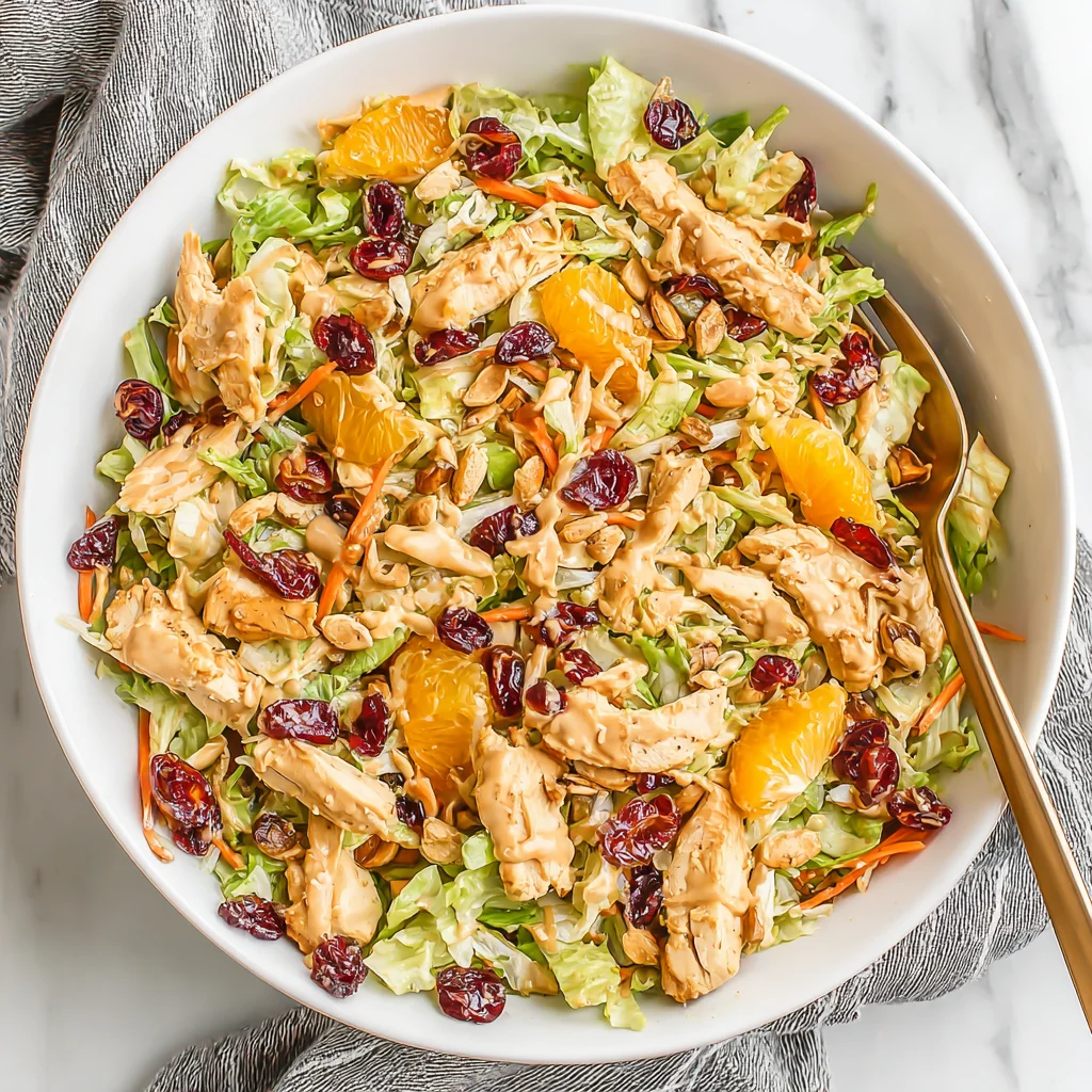 Asian Chicken Cranberry Salad: A Festive Fusion of Flavors