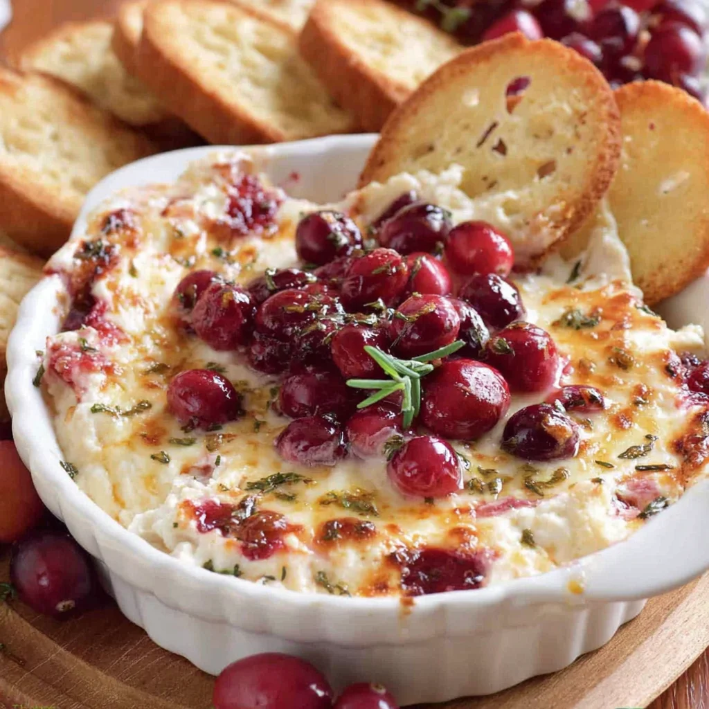 Baked Cranberry Cream Cheese Dip