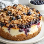 Blueberry Crumble Cheesecake