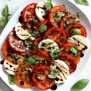 Caprese Salad with Balsamic Reduction