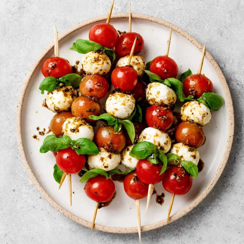 Caprese Skewers: A Burst of Fresh Italian Flavor