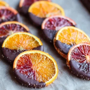 Chocolate Candied Orange Slices