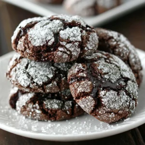 Chocolate Gooey Butter Cookies