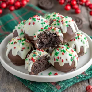 Christmas Oreo Balls