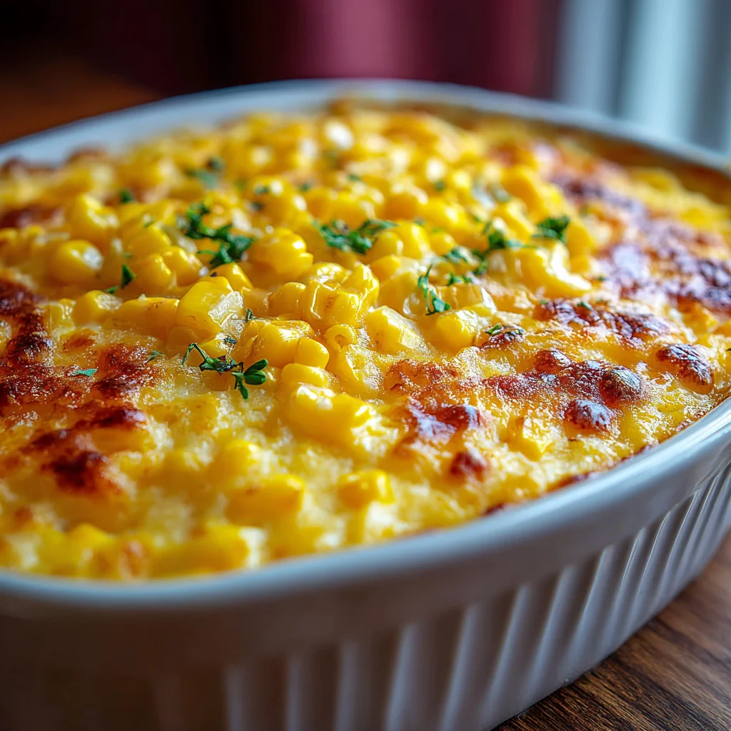 Creamy Corn Pudding Casserole: A Recipe for Comfort and Delight