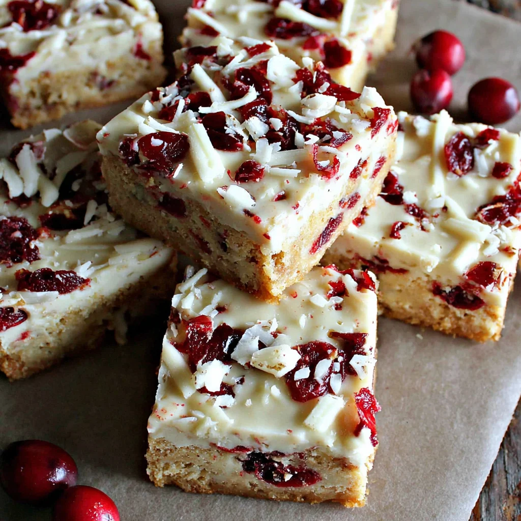 Cranberry Bliss Bars