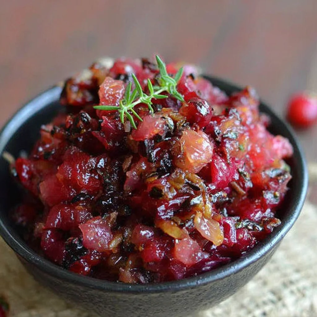 Cranberry Chutney: A Festive Flavor Explosion