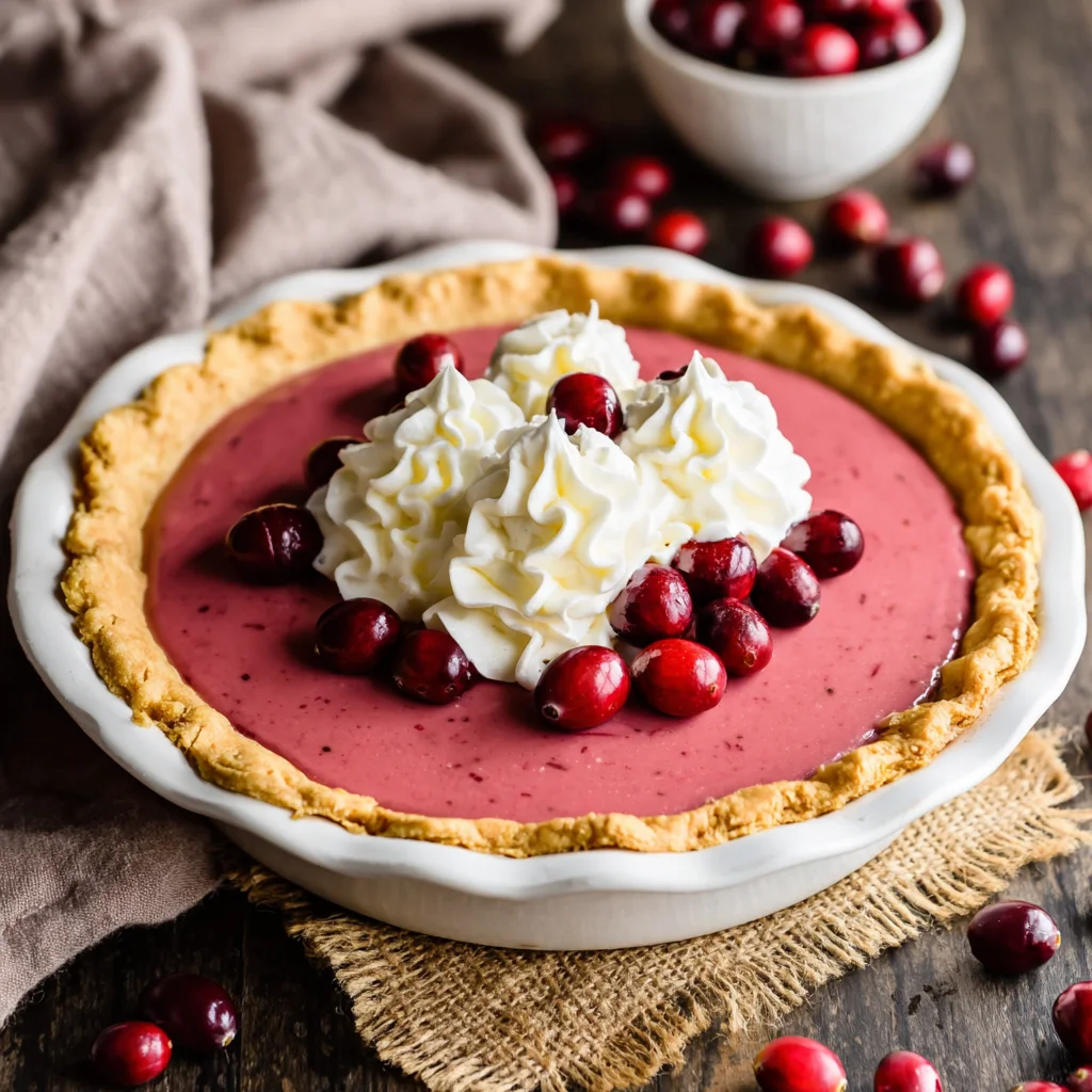 Cranberry Custard Pie: A Festive Delight