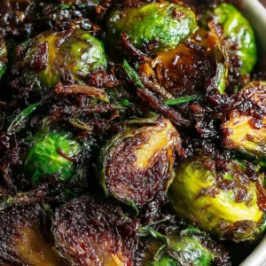 Crispy Honey Balsamic Brussels Sprouts