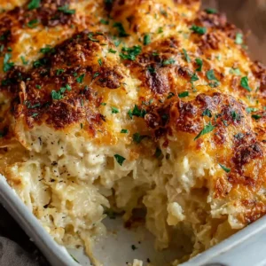 Delicious Chicken Hashbrown Casserole