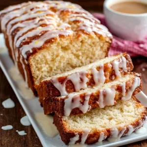 Eggnog Bread With Glaze